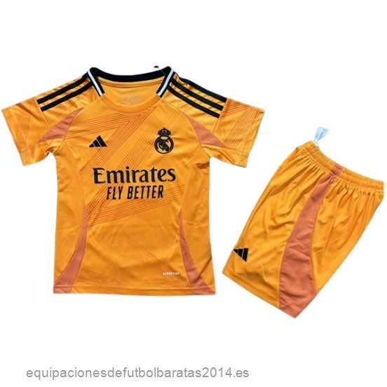 Nuevo 2ª Conjunto De Niños Real Madrid 24/25 Naranja Baratas